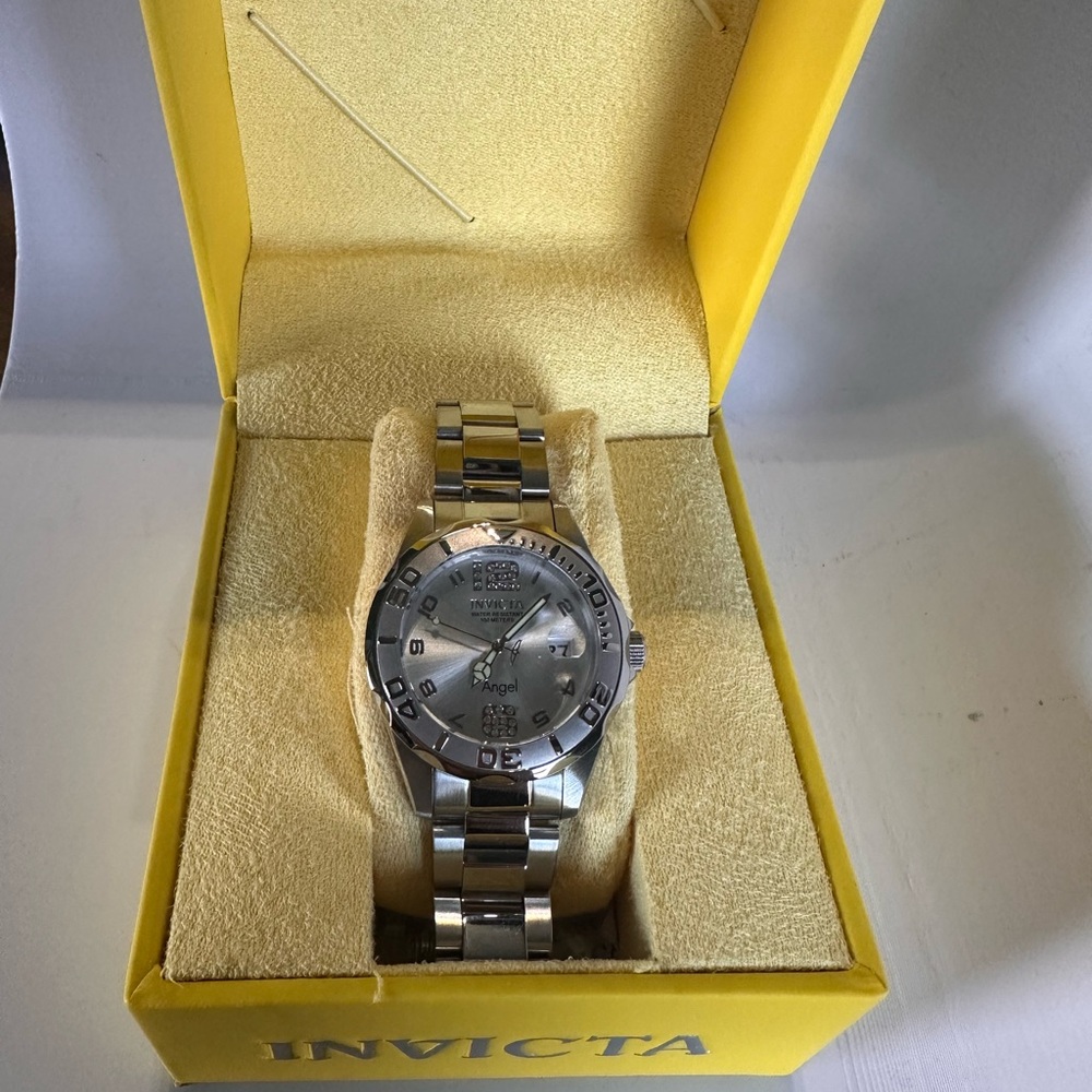 Invicta Angel Stainless Steel Watch - 100m Water Resistant